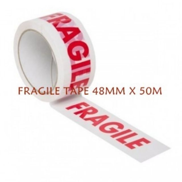 Fragile Tape 48mm X 50m X 1 Roll