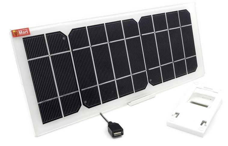 Frameless Solar Panel 7W USB Power