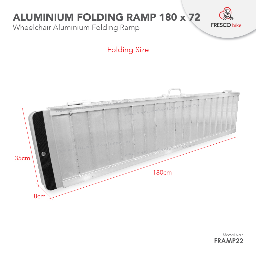 FRAMP 22 Aluminium Folding Ramp 180 x 72
