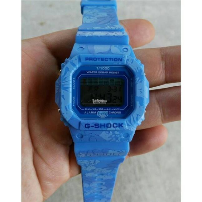 g shock dw 5600 blue
