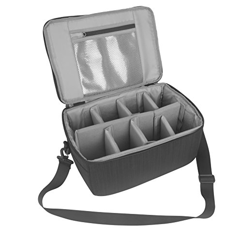 Free Shipping Koolertron Camera Case Dslr Insert Bag Purse Universal L