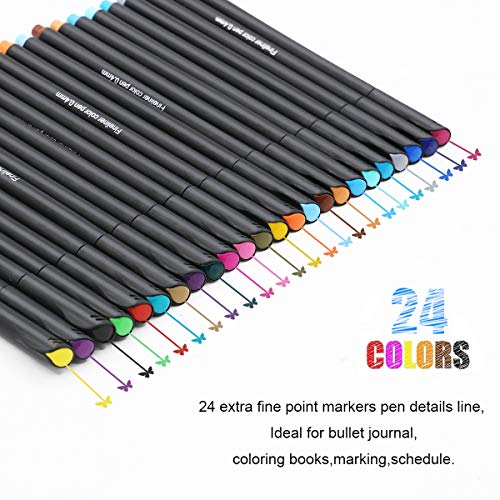 Free Shipping Omont Journal Planner Pens Colored Pens Fine Point Markers 24co