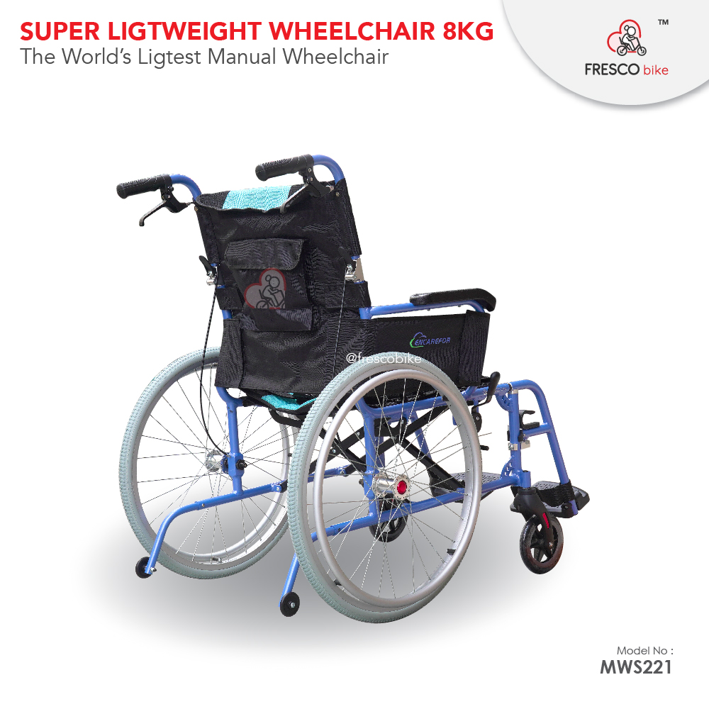 Fresco 8kg Lightest Manual Wheelchair Aluminium Alloy Frame