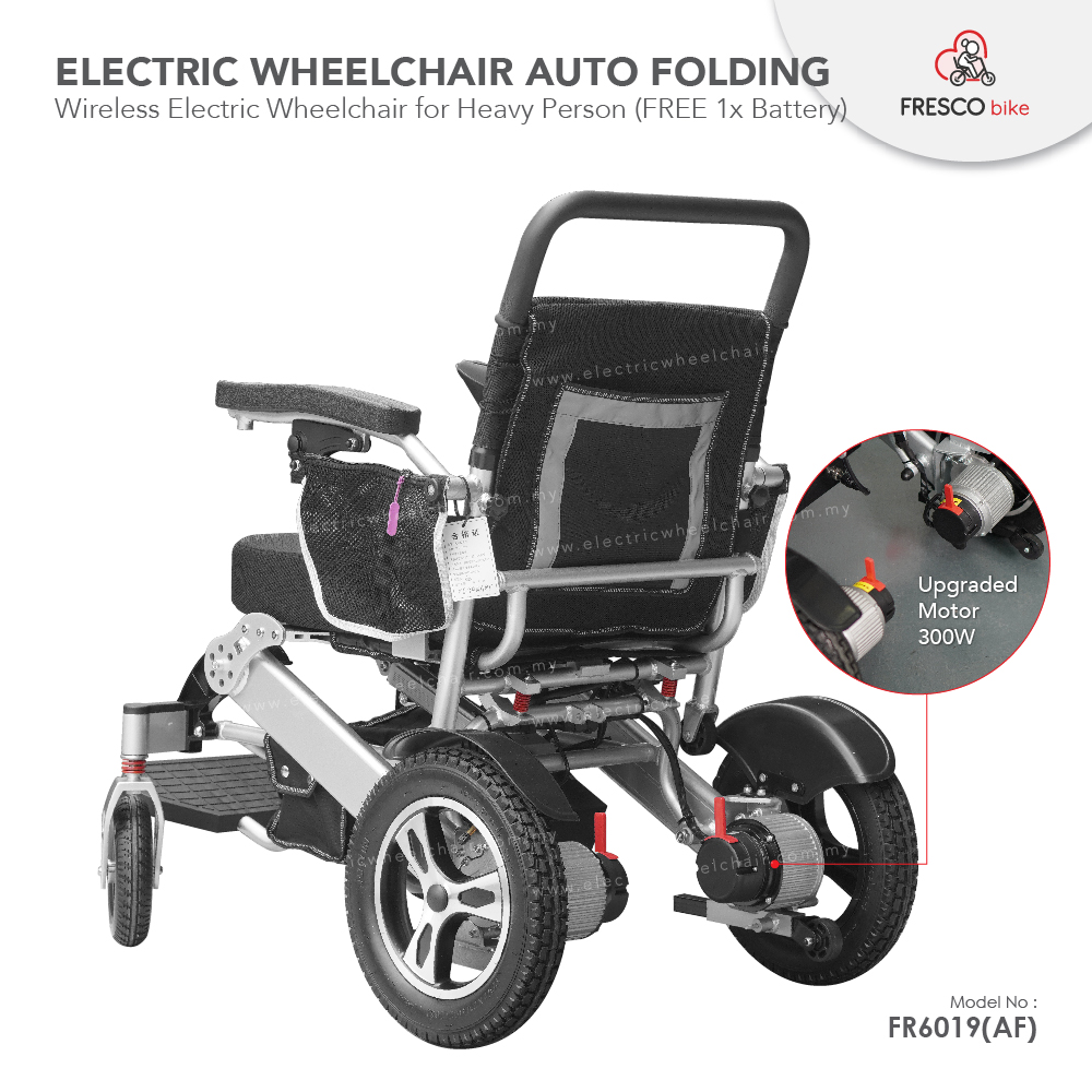 Fresco Auto Folding Wireless Electric Wheelchair