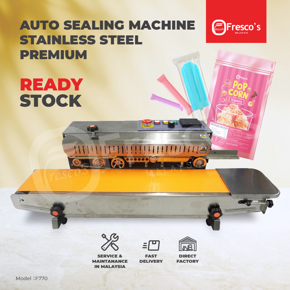 Fresco Auto Sealing Machine Stainless Steel Premium