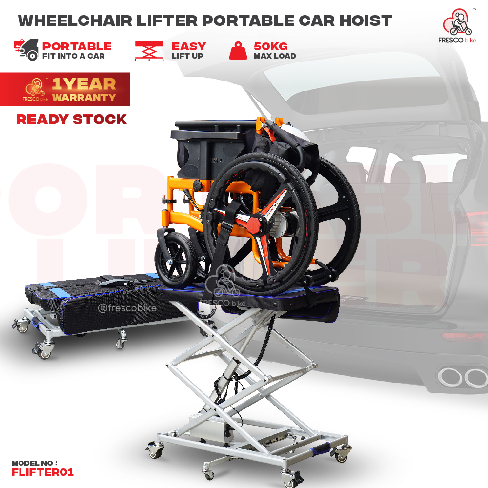 Fresco Electric Wheelchair Portable Car Boot Hoist