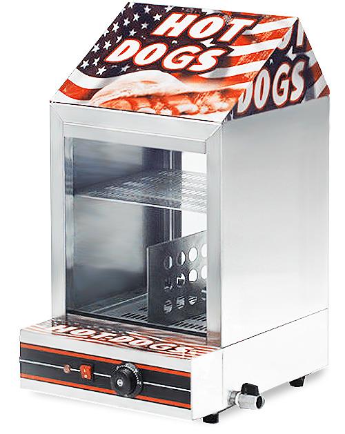 Fresco Hotdog Steamer Warming Showcase FNP-644