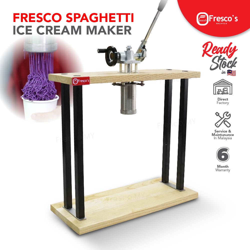 Fresco Spaghetti Ice Cream Press Maker