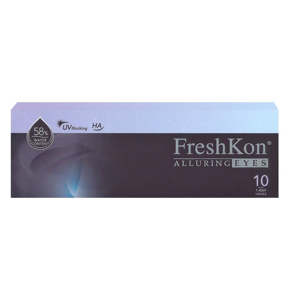 FreshKon 1-Day Alluring Eyes Cosmetic Contact Lenses - Daily (10 Pieces)