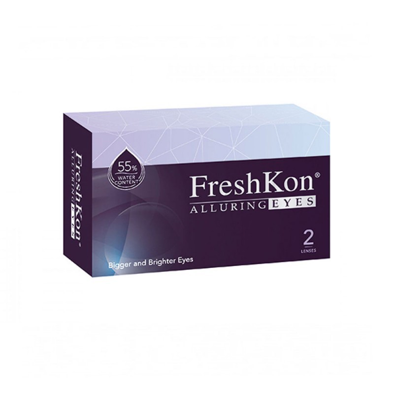 FreshKon Alluring Cosmetic Monthly Contact Lenses (2 Pcs)