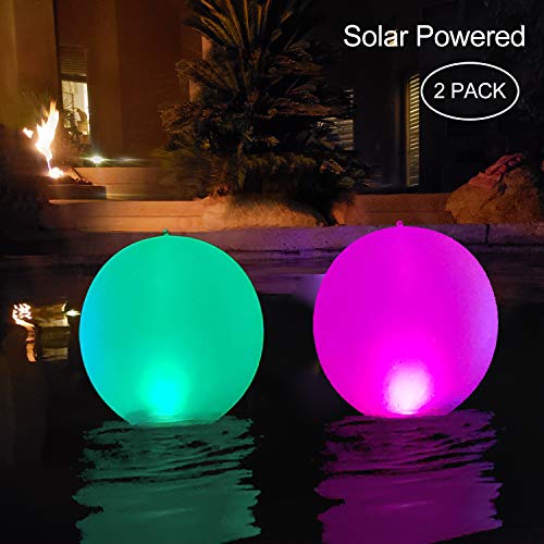 Fromusa Floating Pool Lights Inflatable Waterproof Ip68 Solar Glow Globe14â Fromusa Floating Pool Lights Inflatable Waterproof Ip68 Solar Glow Globe14â