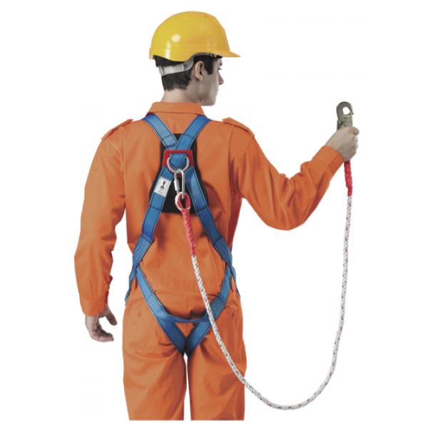 FULL BODY HARNESS WITH BUILT-IN LANYARD AND SNAP HOOK