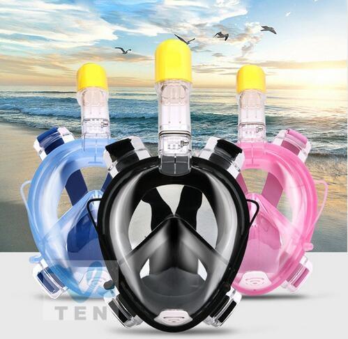 Full Face Diving Mask 180 Degree Wide Viewing Diving Masks Snorkeling