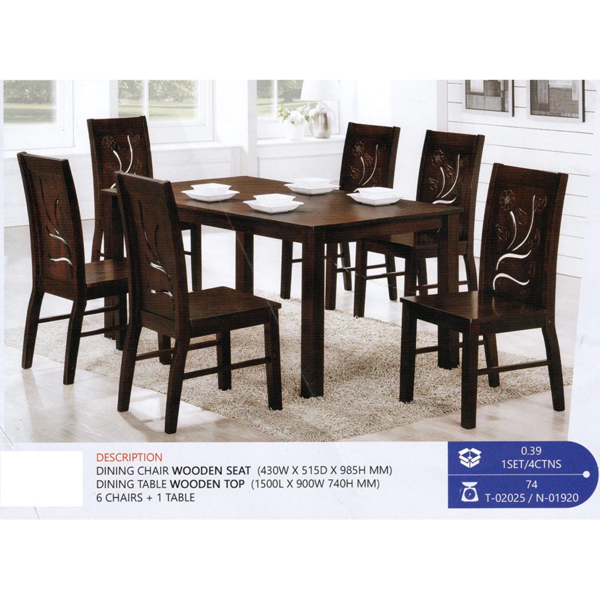 Fully Solid Wood 1 6 Dining Table Ch End 5 2 2021 12 00 Am