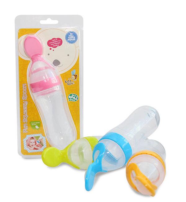 Fun Squeezy Spoon-assorted colour