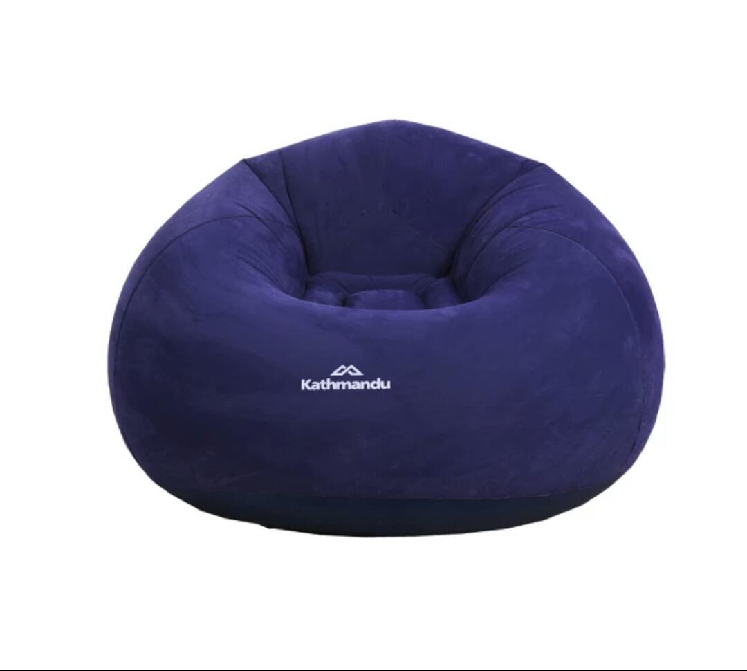 furniture outdoor indoor inflatable velour airbag bean bag chair