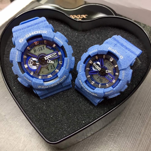 g shock denim couple