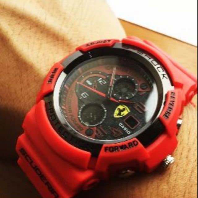 g shock ferrari edition