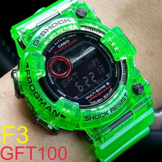 g shock frogman green