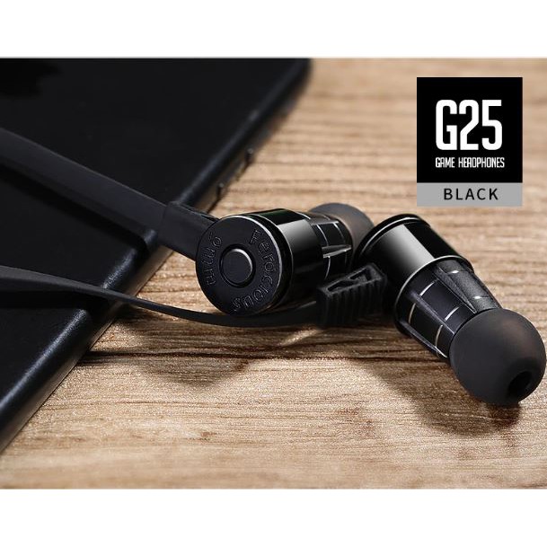 G25 New Tuner Bullet Gaming Earphone Adjustable Stereo Headset Deep Bass Earbu