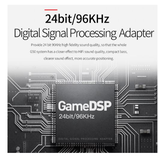 G50 Super Gaming Earphone Quake Vibration Game DSP Stereo 24bit 96KHz PC Headp