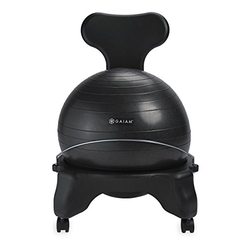 Gaiam Balance Ball Chair â Exerc End 12 18 2020 00 Am Gaiam Balance Ball Chair â Exercise Ility Yoga Premium Ergonomic Ch