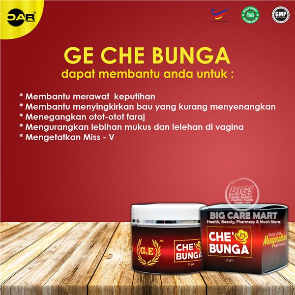 Gambir Emas GE Che Bunga Ketatkan Faraj Tight Vagina Walls