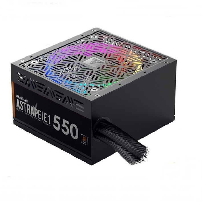 Gamdias ASTRAPE E1-550W RGB 550W 80 Plus Power Supply
