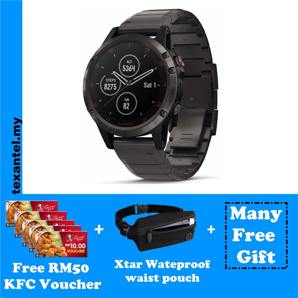 garmin fenix 5 plus titanium vs steel