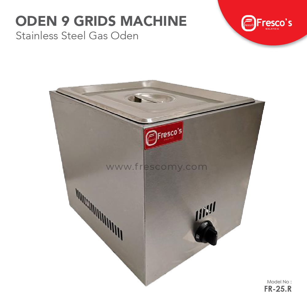 Gas Oden 9 Grids Oden Machine