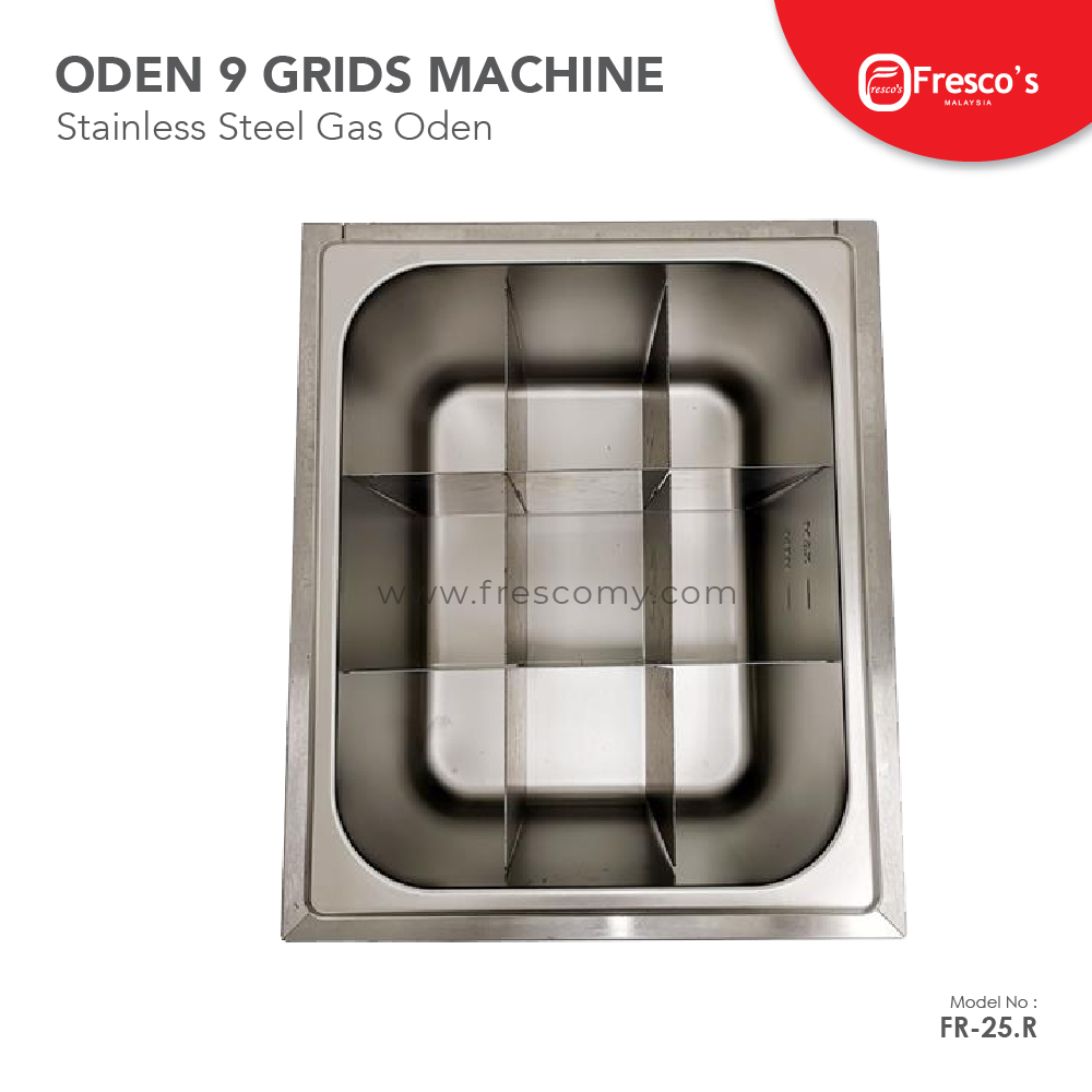 Gas Oden 9 Grids Oden Machine