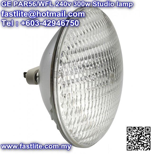 GE PAR56/WFL 240v 300w Studio lamp for PAR CAN GE PAR56/WFL 240v 300w Studio lamp for PAR CAN