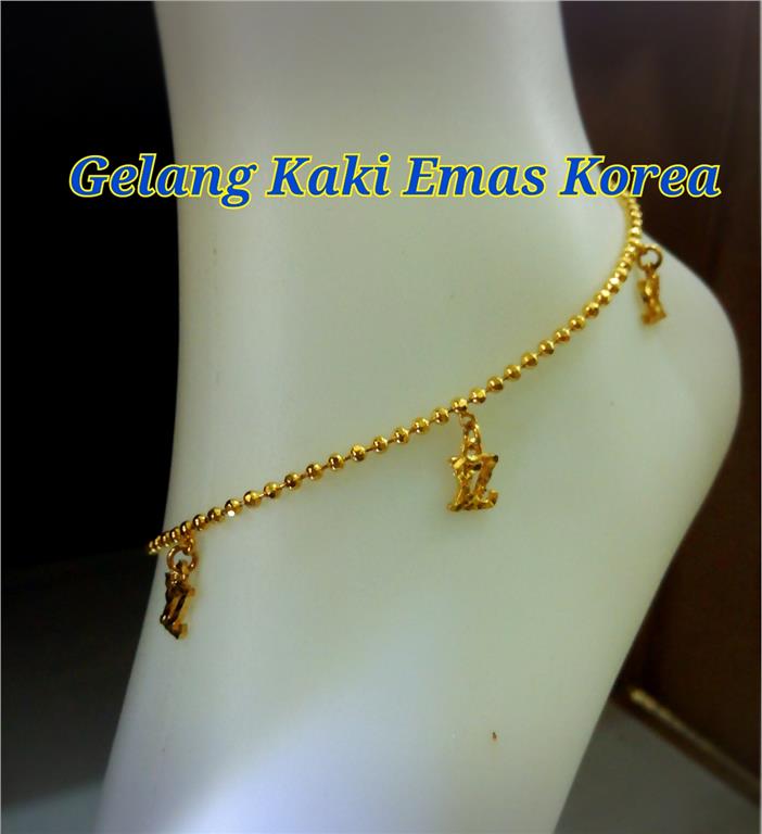  Gelang  Kaki Emas  Model  Baru MODELEMASTERBARU