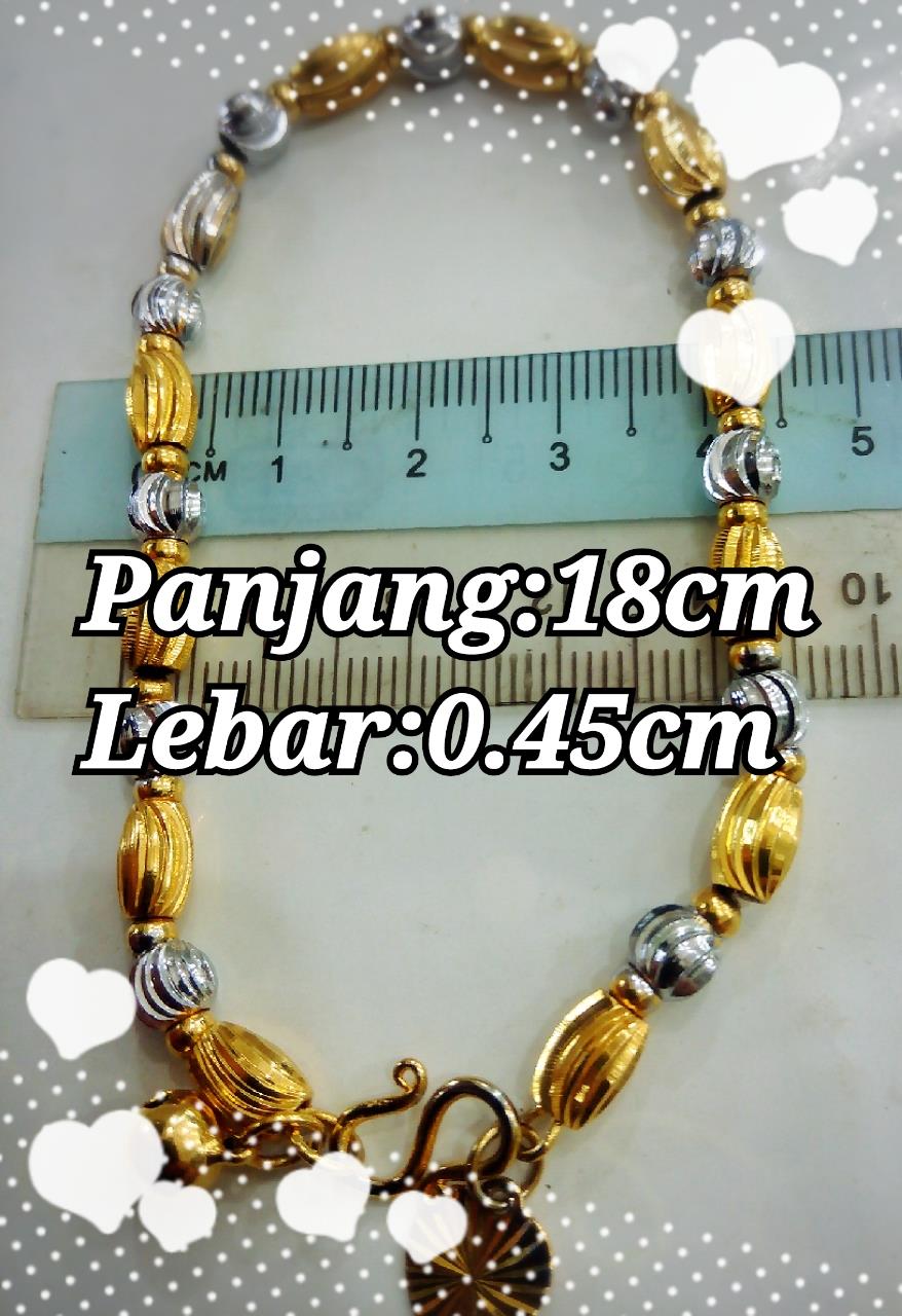  Gelang  Tangan Emas  Korea 18cut big end 11 11 2019 5 15 PM 