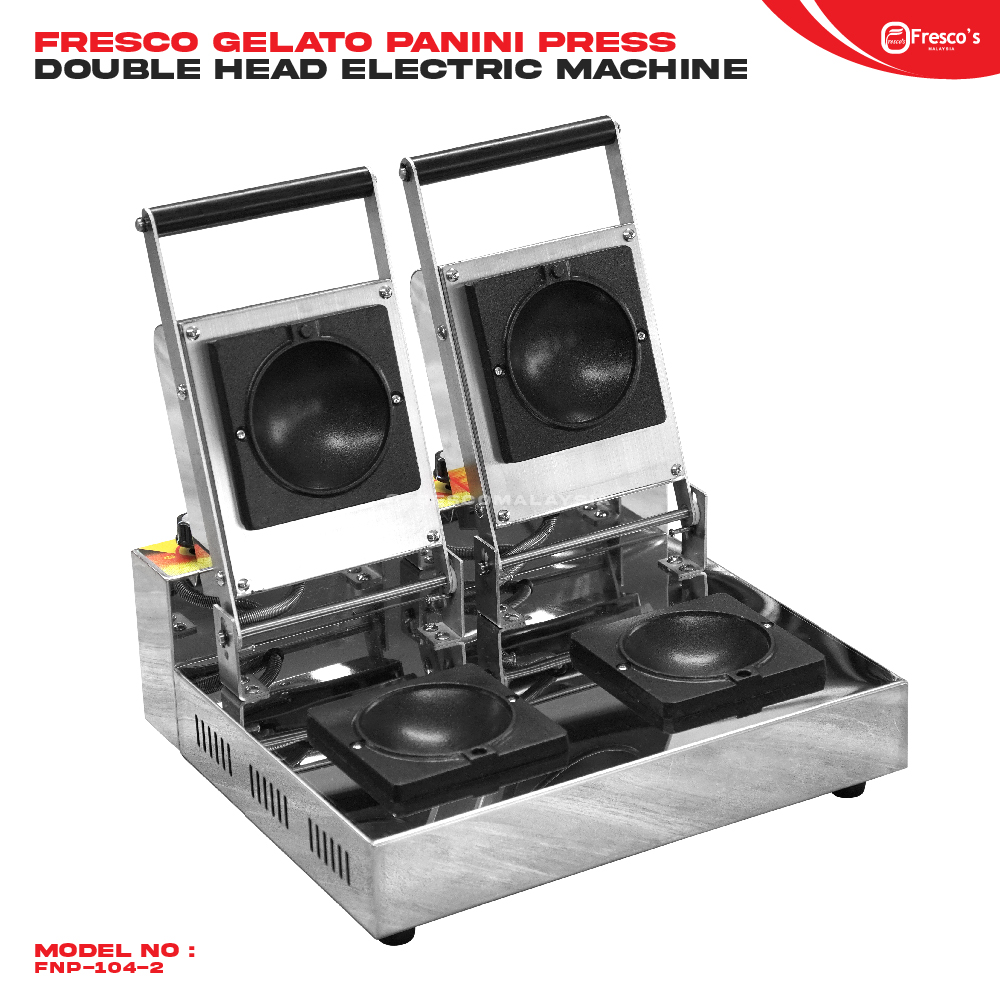 Gelato Panini Press Double Head Electric Machine UFO Gelato Double