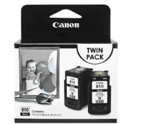 GENUINE CANON PG-810 BLACK TWIN VALUE INK CARTRIDGE **NEW**SEALED