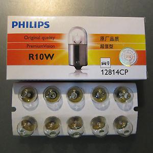 GENUINE PHILIPS 12814 LAMP BULB R10W 12V (2PCS)