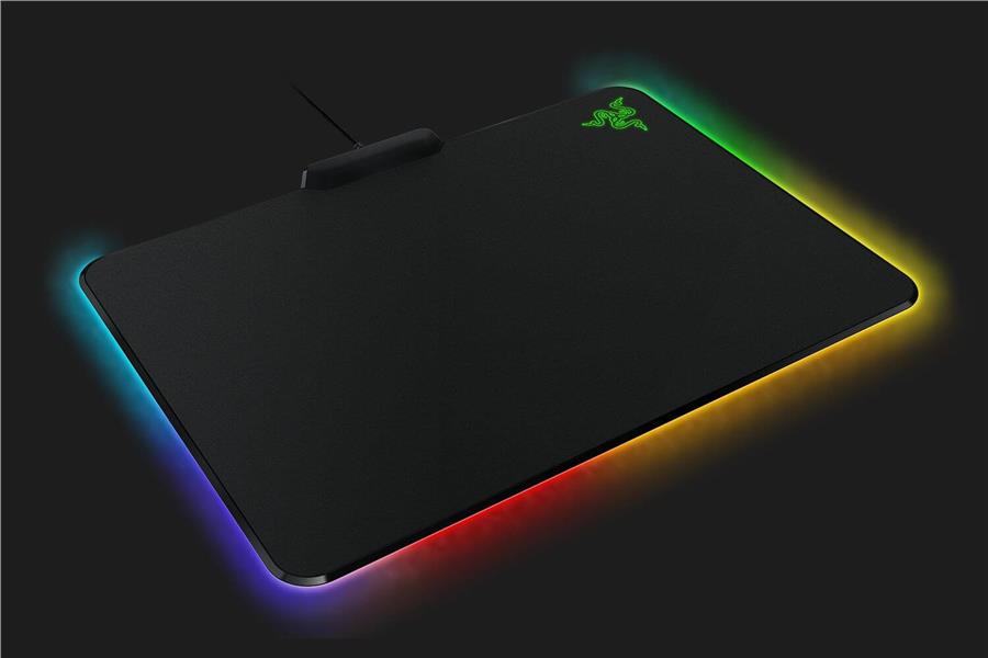 razer firefly chroma custom lighting hard gaming mouse pad