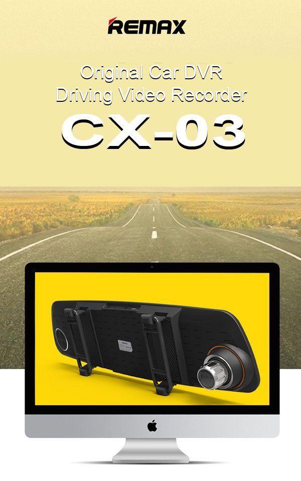 Genuine Remax CX-03 Car Recorder Full HD 1080p 170degree Rear Camera