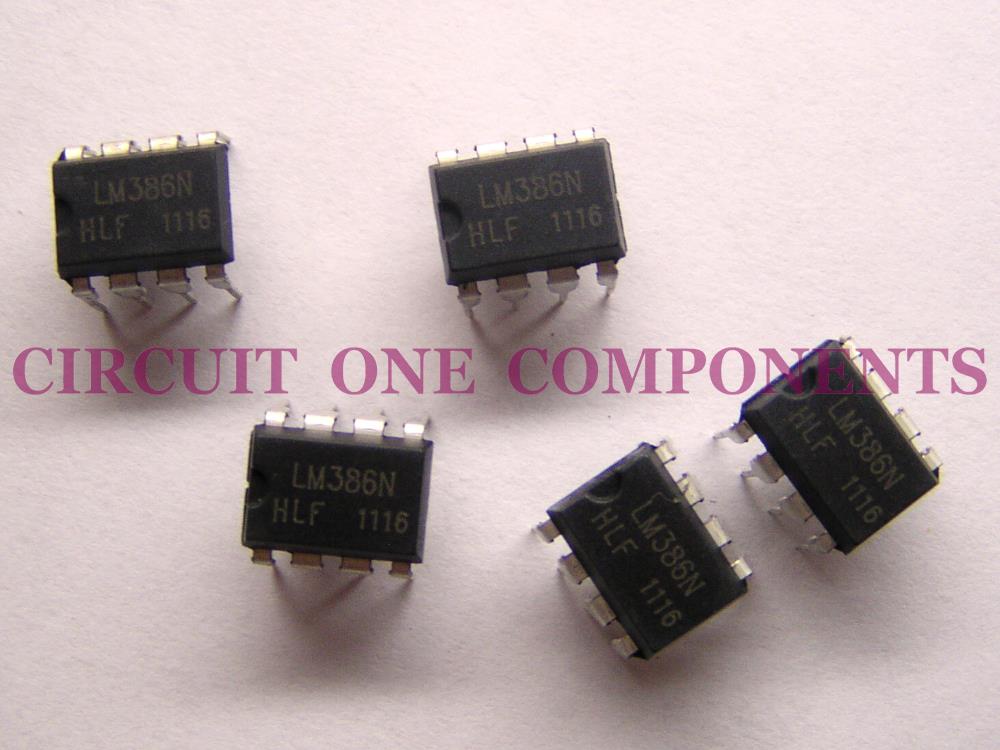 GENUINE Low Voltage Audiio Amplifier LM386N IC - Each