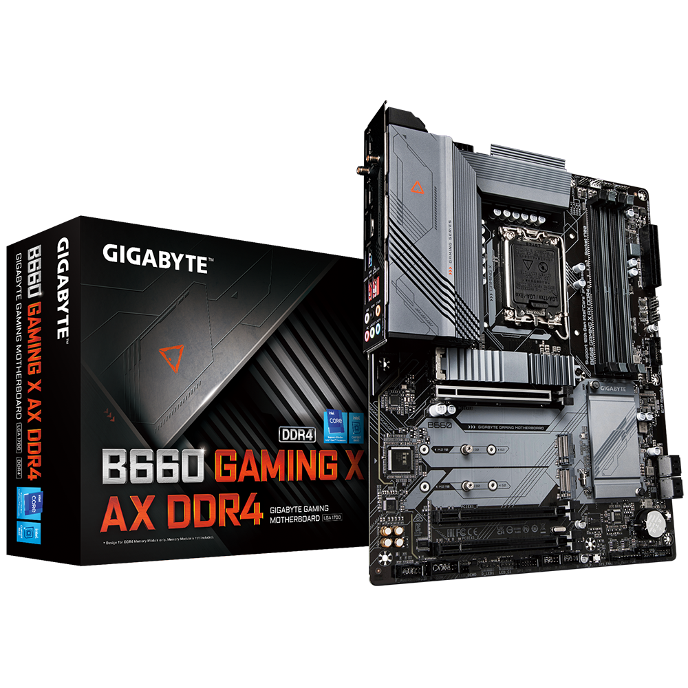 GIGABYTE B660 GAMING X AX DDR4 ATX MOTHERBOARD