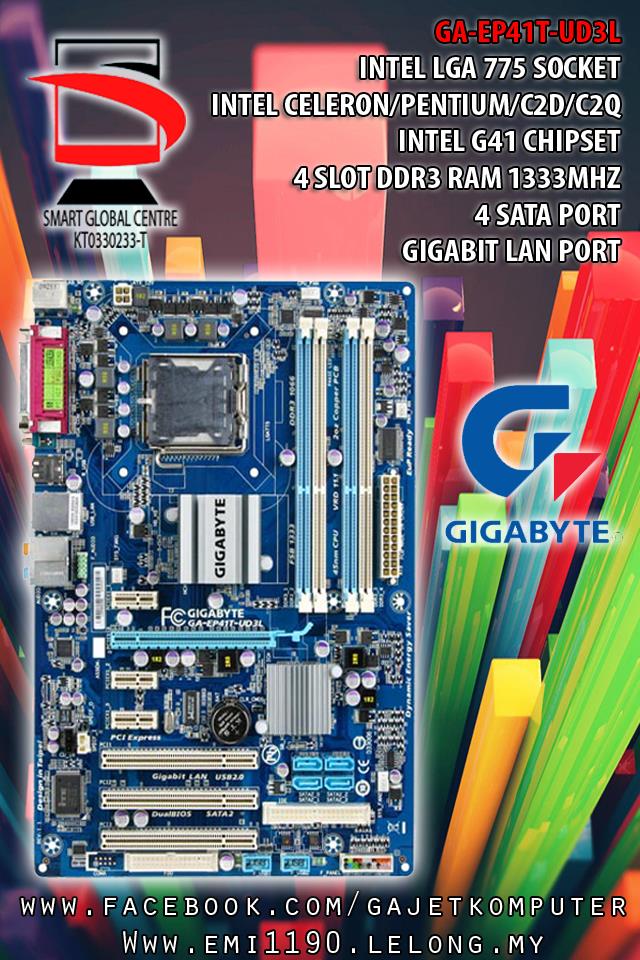 Gigabyte ga ep41 ud3l какие видеокарты подойдут