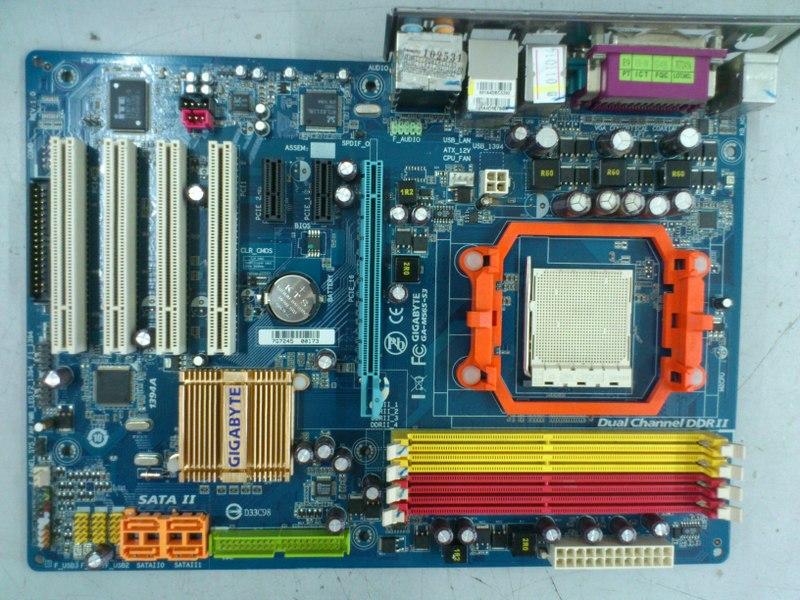 Материнская плата gigabyte ga m555 s3 подключение