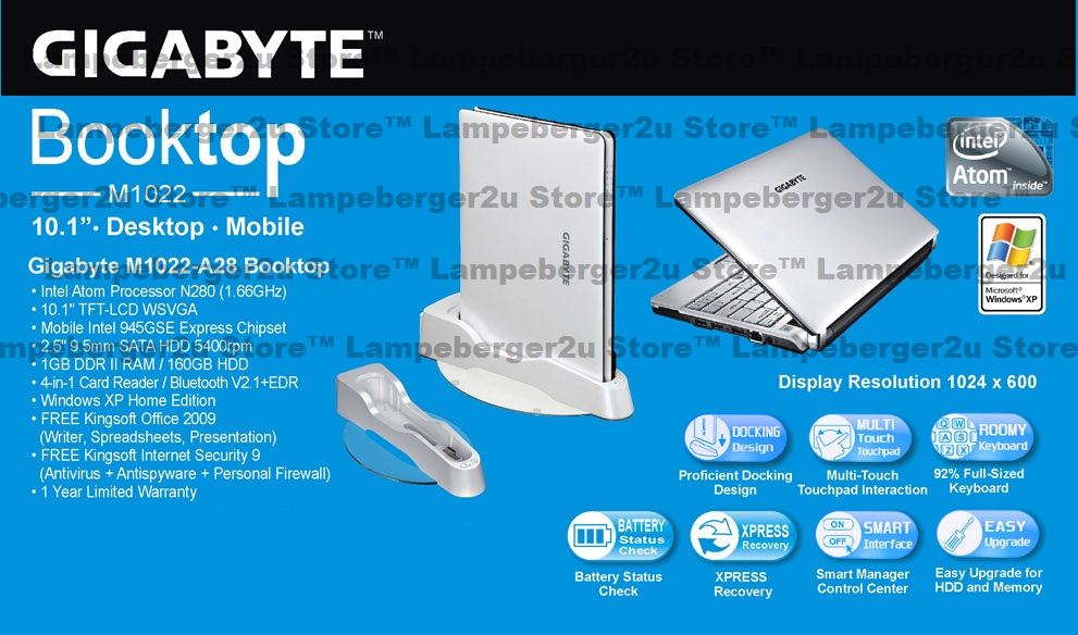 gigabyte m1022 bluetooth