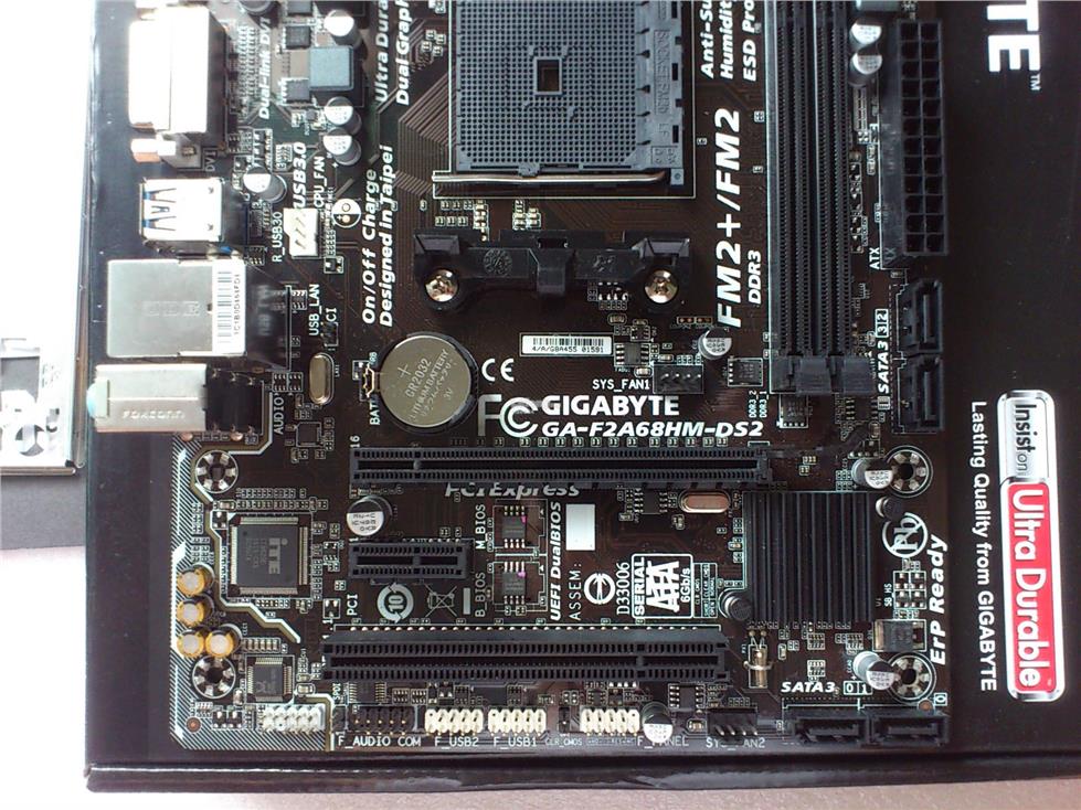 Gigabyte Ga F2a68hm Ds2 Socket Fm2 Fm2 Motherboard