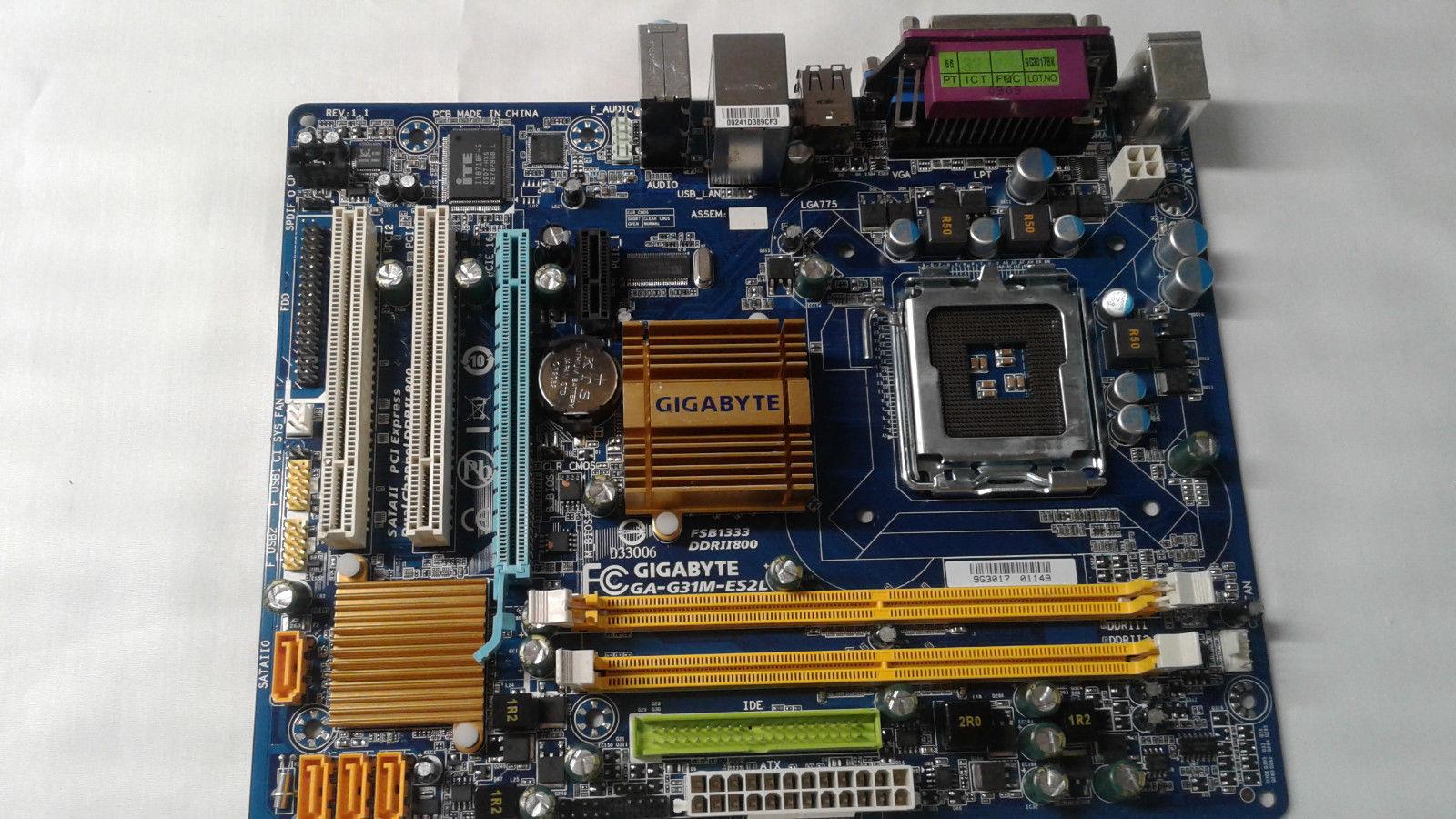 Какие видеокарты поддерживает материнская плата gigabyte ga g31m es2l