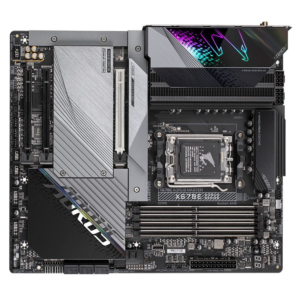 GIGABYTE X670E AORUS MASTER AMD AM5 E-ATX MOTHERBOARD