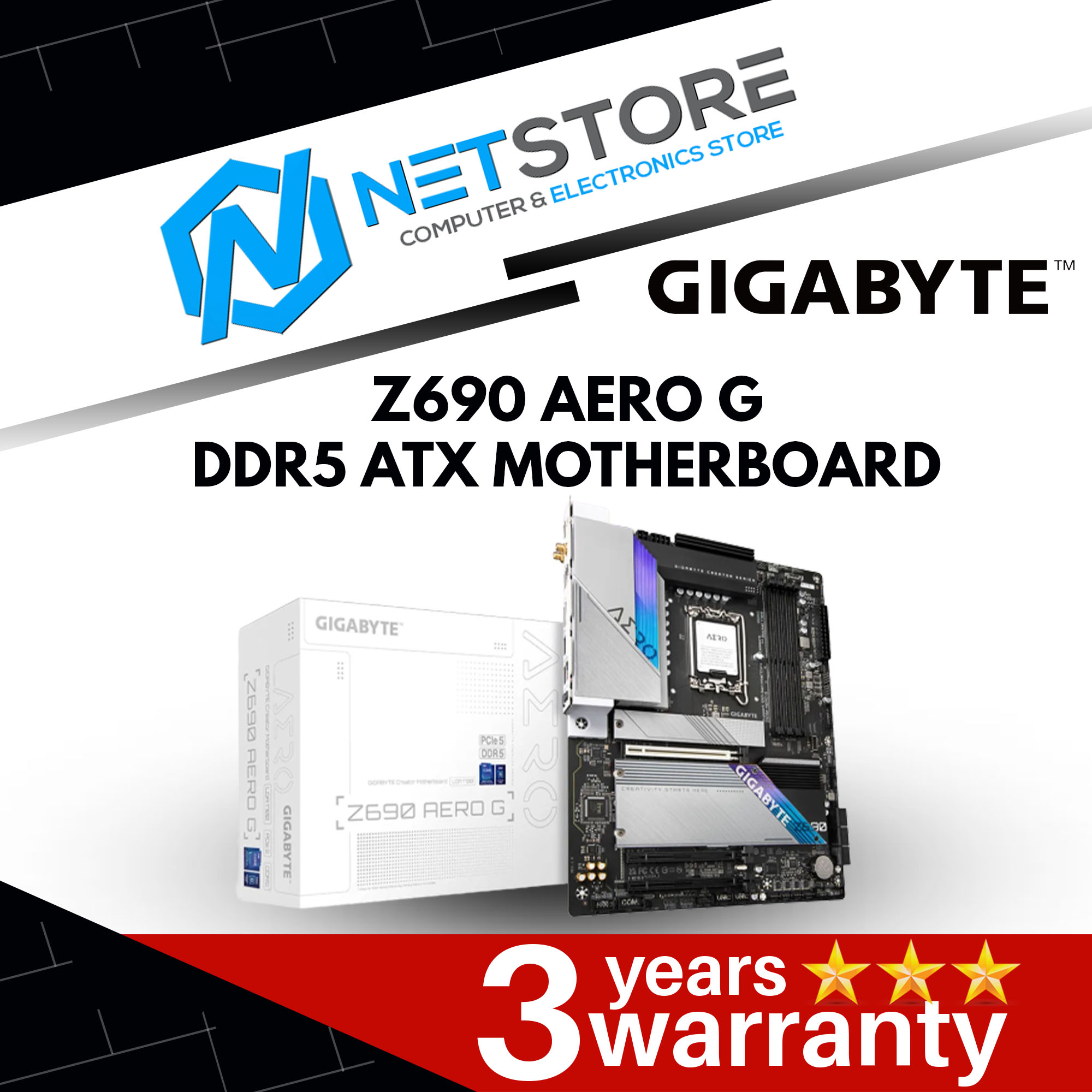 GIGABYTE Z690 AERO G DDR5 ATX MOTHERBOARD