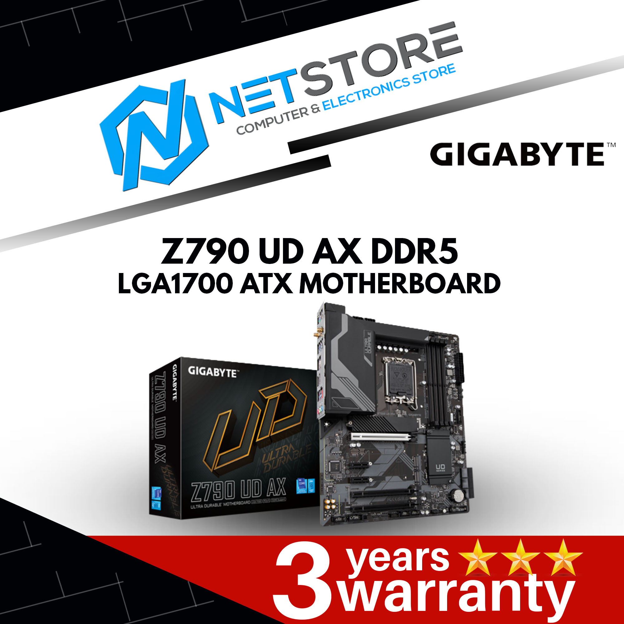 GIGABYTE Z790 UD AX DDR5 LGA1700 ATX MOTHERBOARD