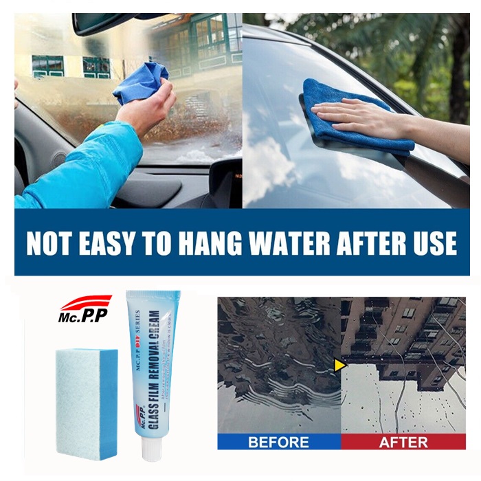 Glass Stripper Water Spot Remover - Windshield Cleaner | Car Window Glass Oil 